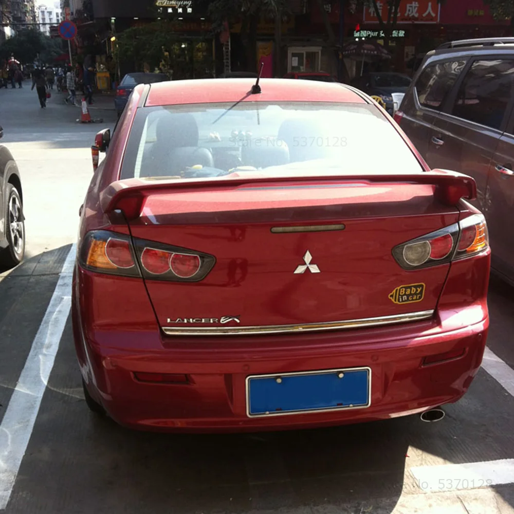 AITWATT багажник автомобиля задний черный спойлер для Mitsubishi LANCER 2009 до 2015 ABS пластик