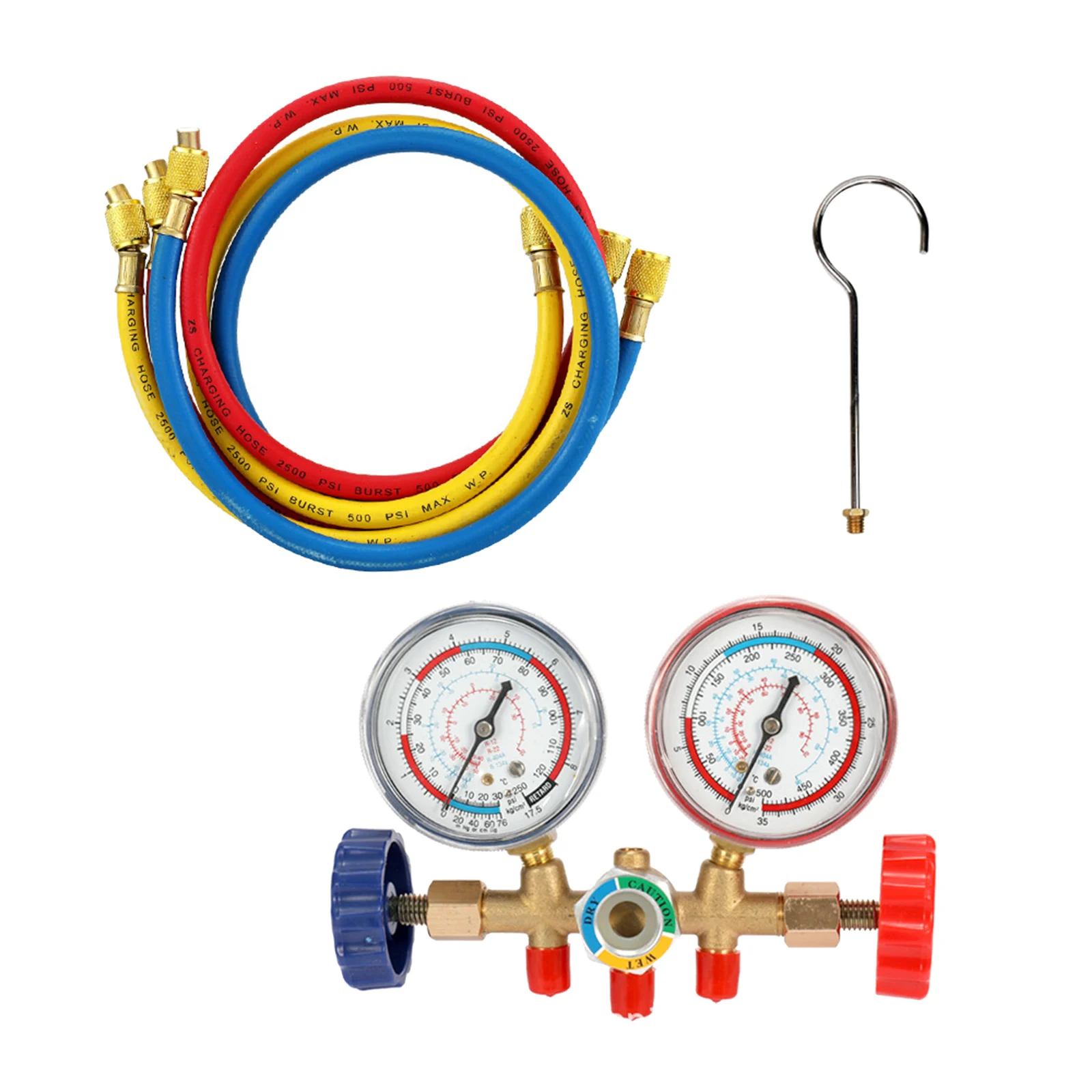 

R22 Refrigerant Air-Conditioning Manifold Gauge Set Refrigeration Adapter