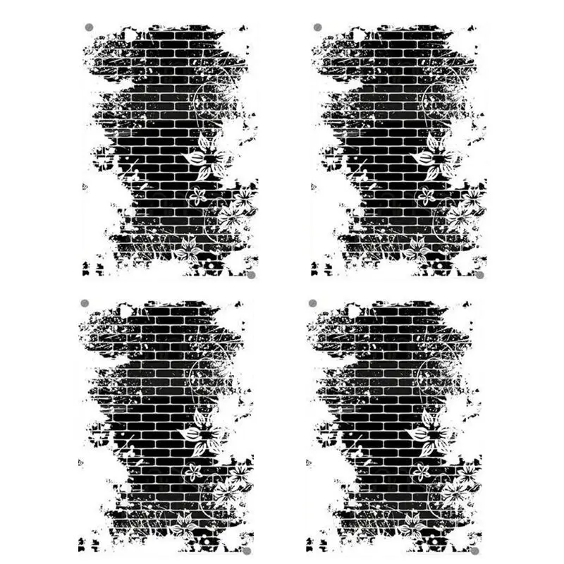 Цветок украшенный стеной силиконовый прозрачный Печатный штамп DIY Скрапбукинг
