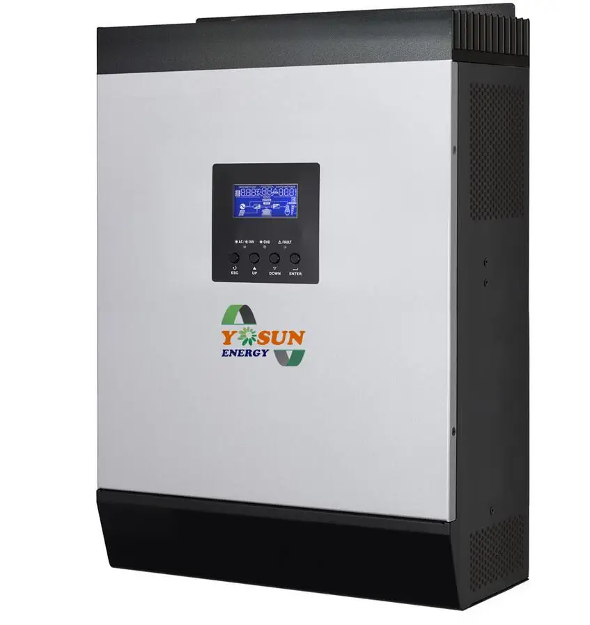 With Parallel Card 60A MPPT солнечный инвертор 4000 Вт решетки инвертор 5Kva 48Vdc 220Vac Гибридный Инвертор Чистая синусоида Инвертор 60A зарядное устройство - Цвет: With Parallel Card