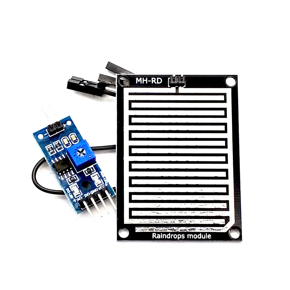1 комплект модуль обнаружения дождевых капель датчика дождевой погоды влажности