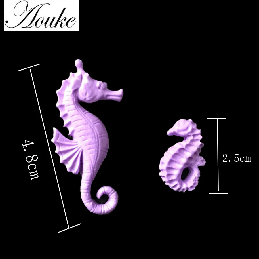 Aouke Дельфин гиппокамп силиконовая форма эпоксидная смола | Дом и сад
