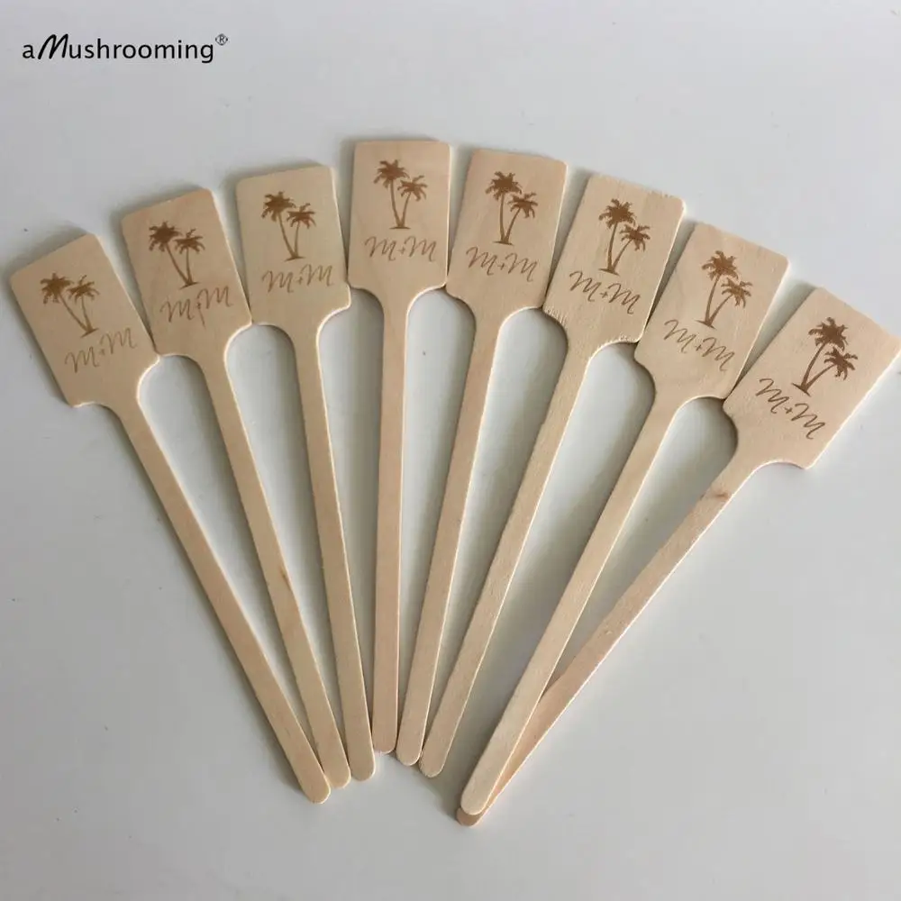 X100 пляжные свадебные коктейльные лягушки пальмовые деревья украшения для