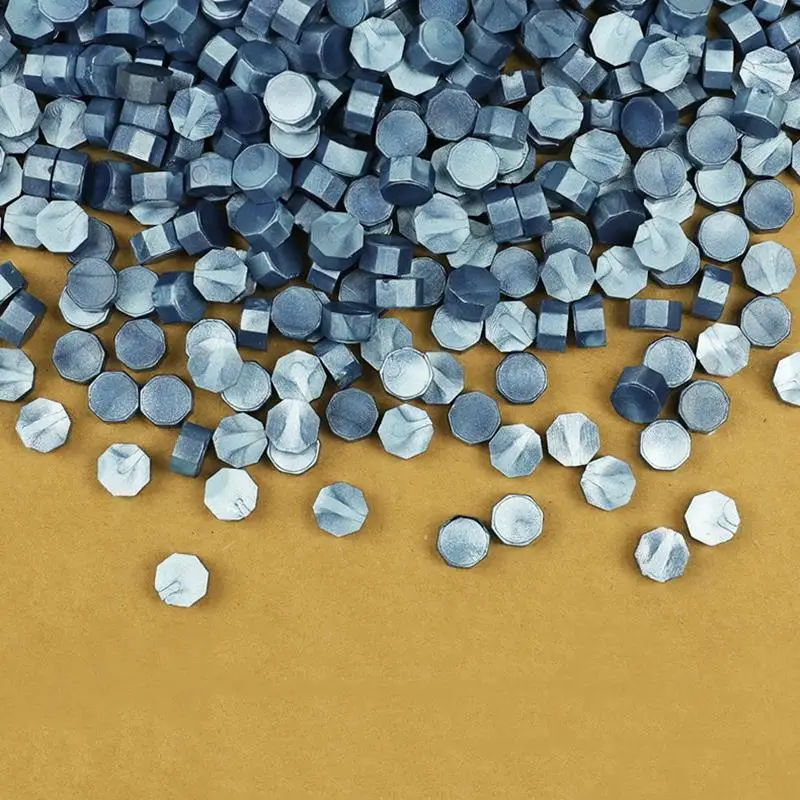 100pcs Retro Octagon Sealing Wax Beads Seal Stamp Beaded For Wedding Vintage Craft Decor Card Making Tools Hobby | Дом и сад