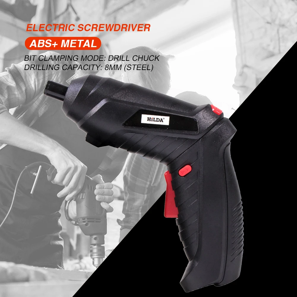 Электрическая отвертка HILDA 4 2 в аккумуляторная электрическая дрель
