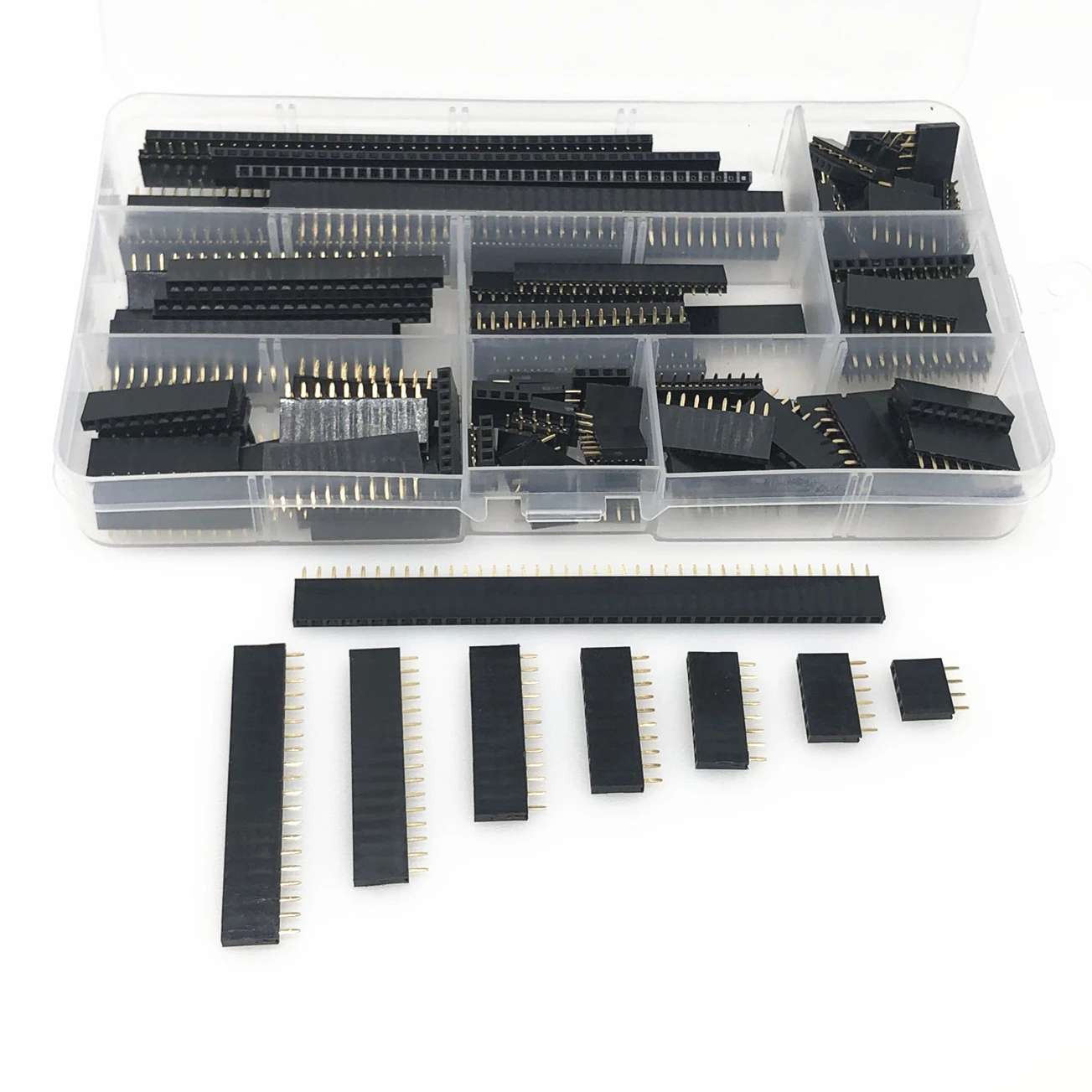 120 шт. 2 54 мм прямой одиночный ряд печатная плата гнездовой штырьковый разъем