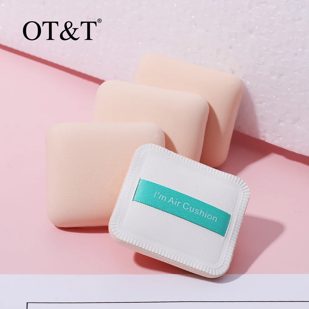 

OT&T Makeup Sponge Concealer Soft Cosmetics Powder Puff Air Cushion Foundation Beauty Cosmetic Puff Wet And Dry Dual Use