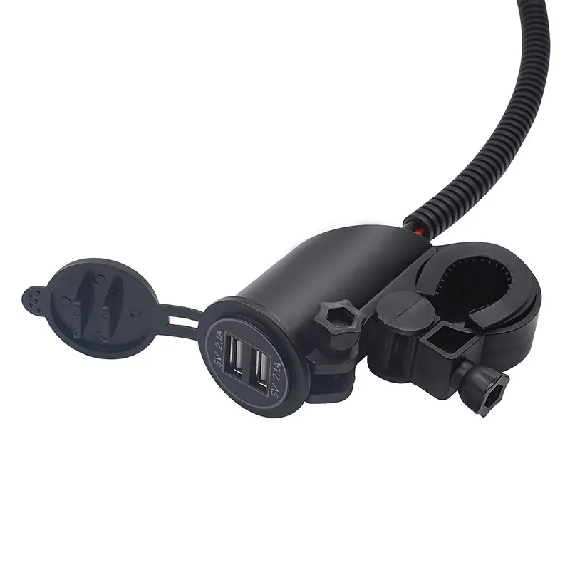 Двойной USB разветвитель для автомобильного прикуривателя мотоцикла 12 В зарядное