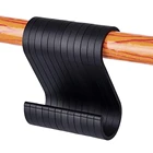 12 шт. S Форма крюк двери сэкономить пространство шкаф для промо-акций одежда висит мощный космический алюминий мясо дом кухонная кастрюля вешалка