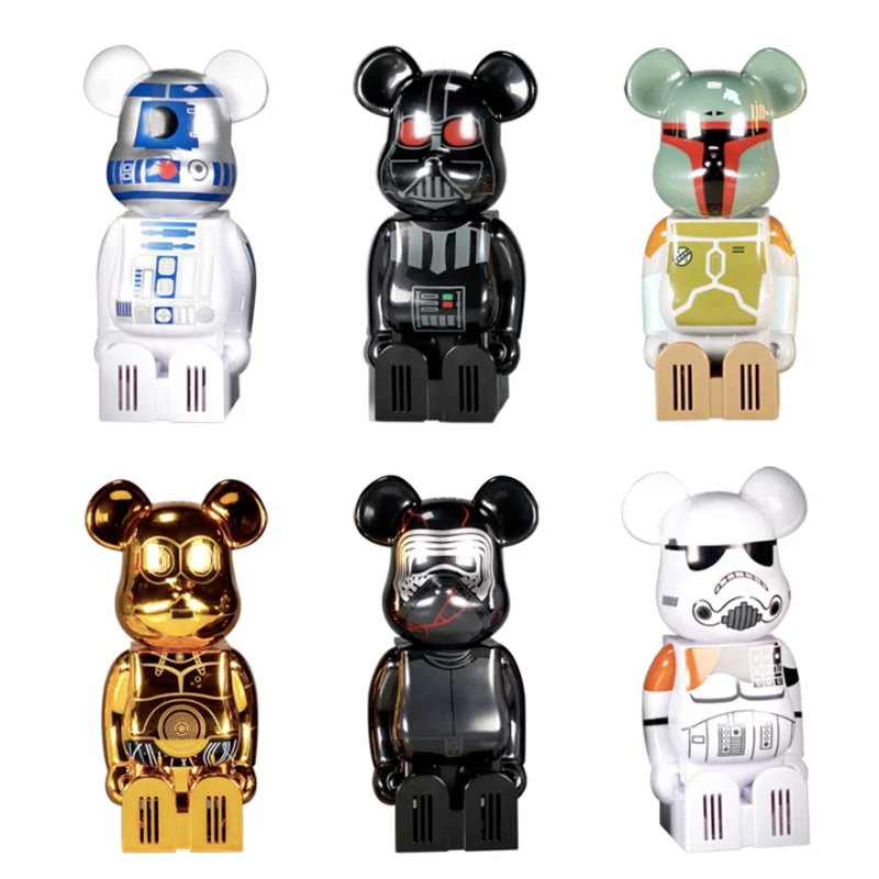 

Genuine bear surrounding building blocks car trend Kid Doll Christmas gift desktop decoration Kawaii Toy Blind Random Box