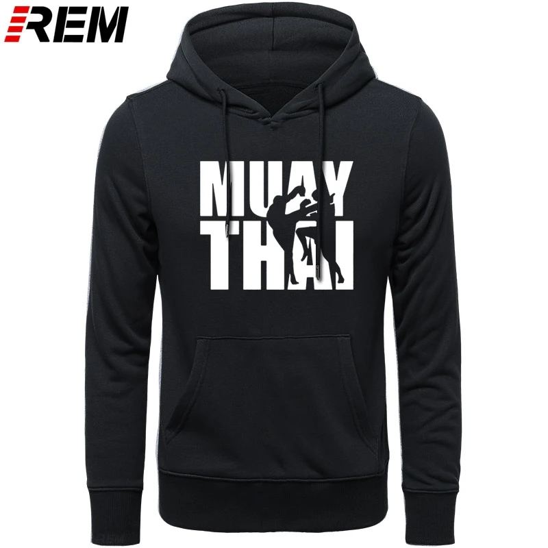 Мужские худи REM модные трусы-боксеры Muay Thai Thailand для Geek Homme толстовки великолепного