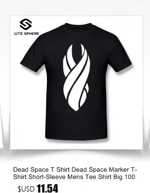 Dead Space футболка Deadly Space Deux футболка 6xl забавная модная футболка из 100 хлопка с коротким рукавом мужская графическая футболка
