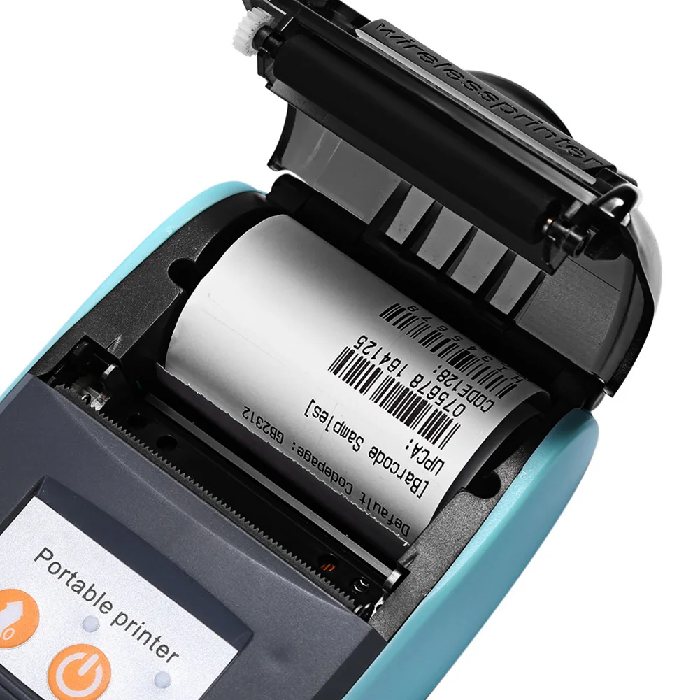Портативная мини-термопечать рулон стикеров для чеков кассовых аппаратов