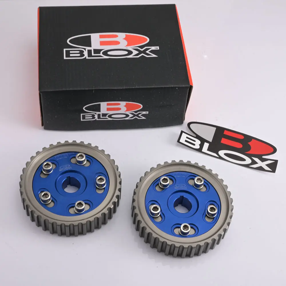 Blox 2 шт. регулируемый Cam шестерни шкив для Honda SOHC D15/D16 D SERIES двигатель 88 97 впуска и