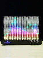 creative professional 14 segment spectrum analyzer level indicator music spectrum light led acrylic light column vu