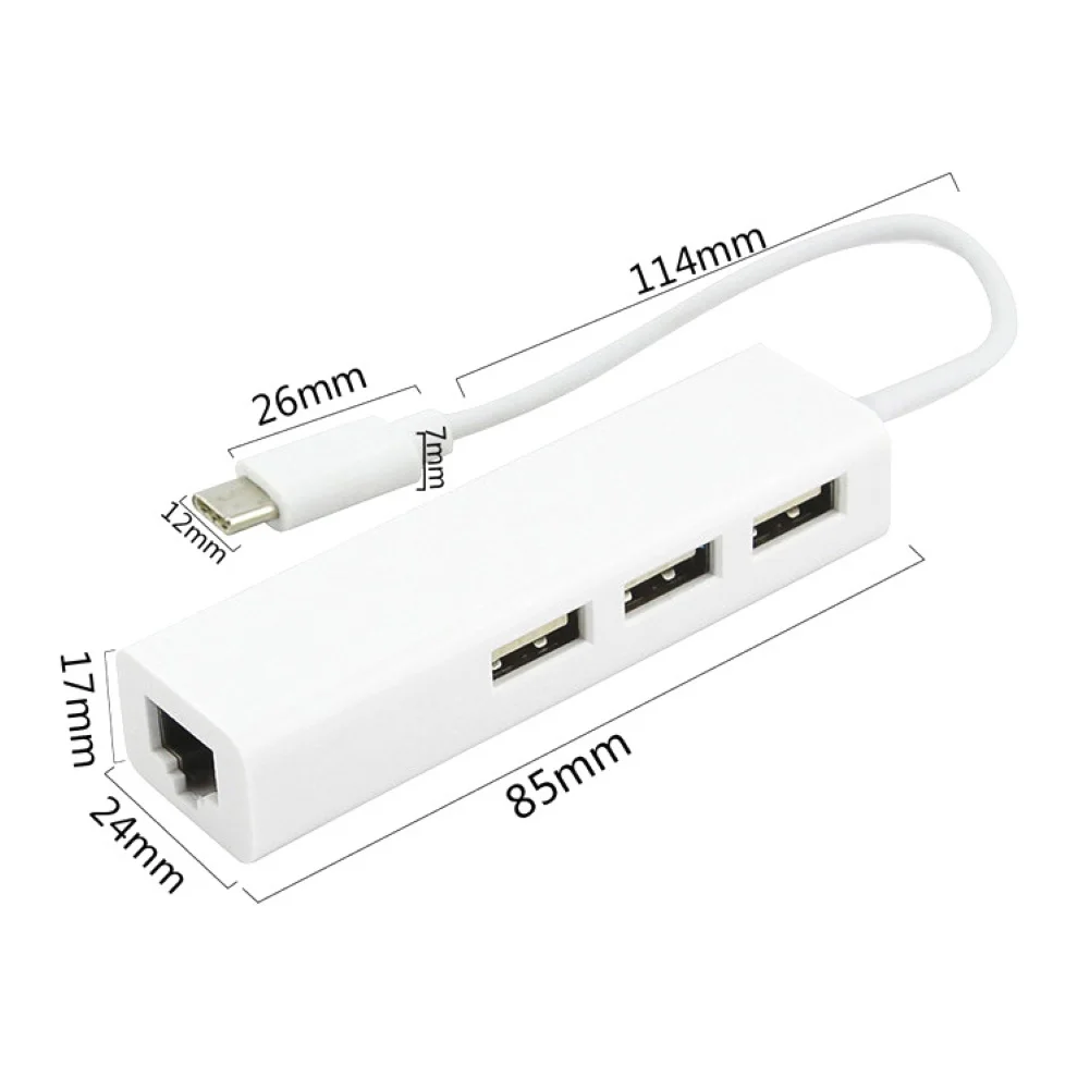 USB C 3 1 type RJ45 Ethernet сетевой адаптер для Macbook Air Pro другой компьютер использования
