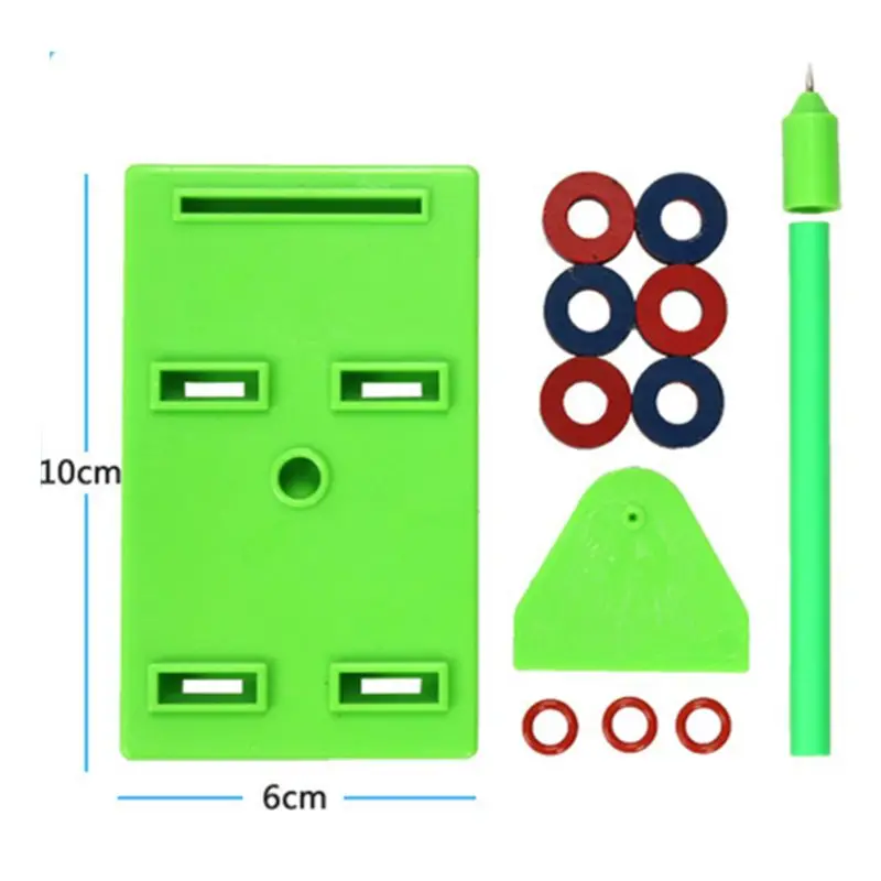 DIY Бар кольцо подковы компас набор магнитов Базовая физика Обучающие аппараты