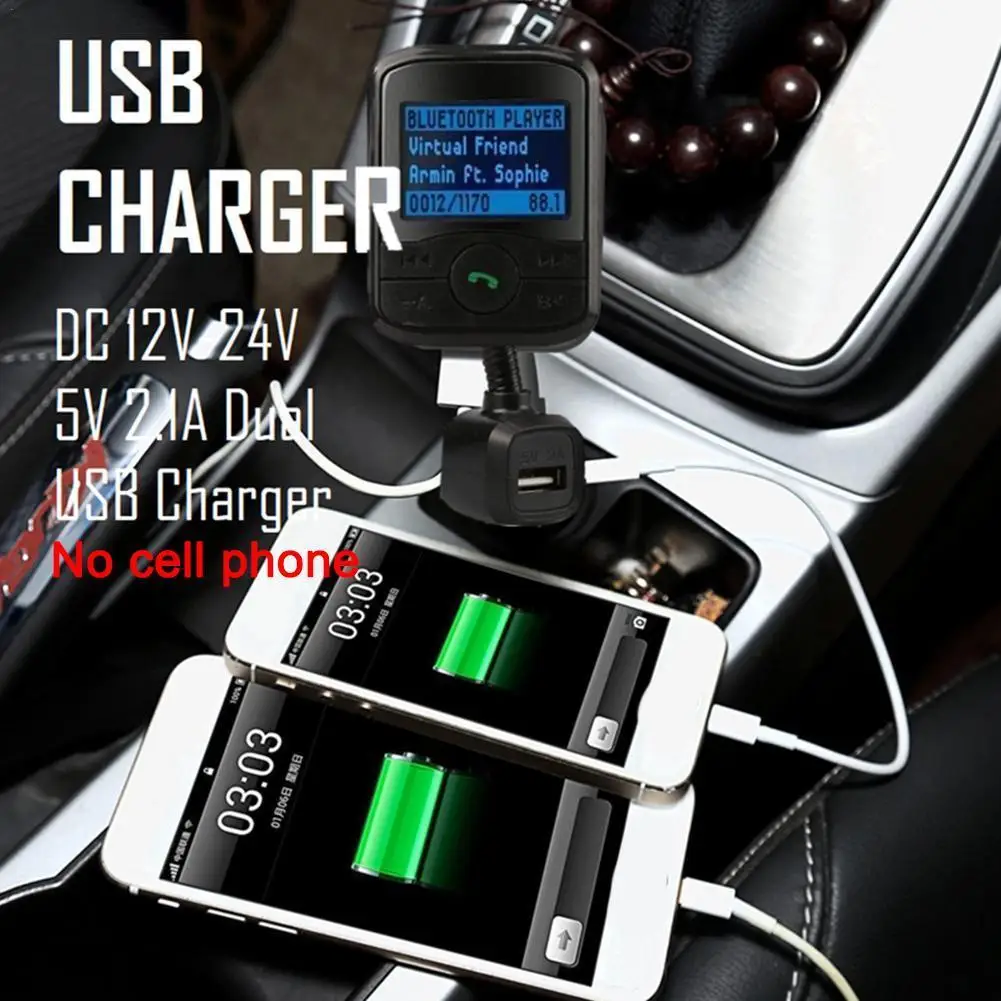 FM передатчик Bluetooth автомобильный комплект громкой связи радио приемник SD карта