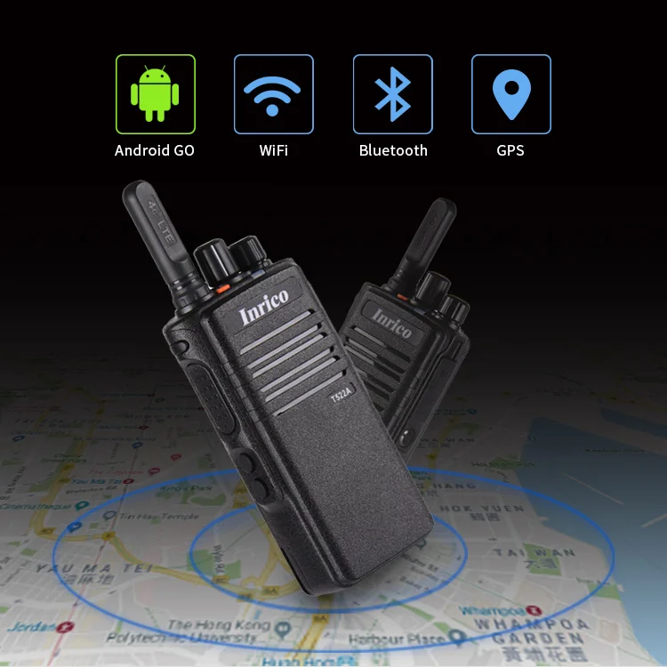 Inrico T522A 4G LTE Zello Network Radio Ptt Walkie Talkie GPS WIFI Bluetooth Poc Android | Мобильные телефоны и