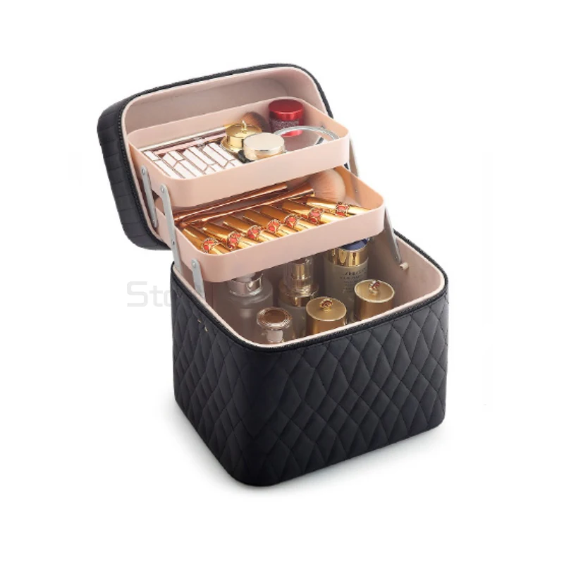 

Сумка-Косметичка женская из искусственной кожи, красная, водонепроницаемая