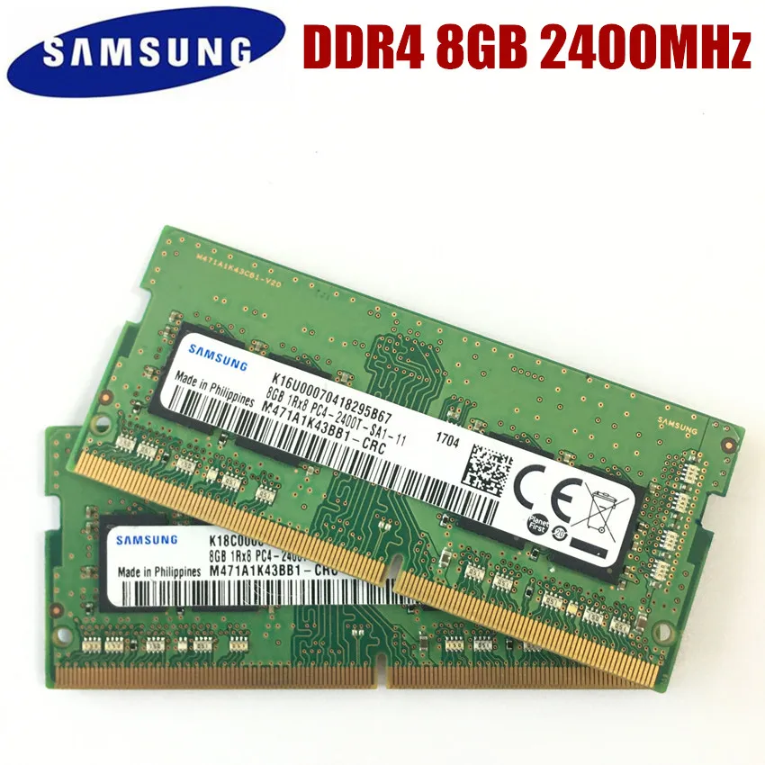

Ноутбук Samsung DDR4 8GB PC4 2400T DIMM память ноутбука 8G DDR4 2400MHZ Память ноутбука RAM