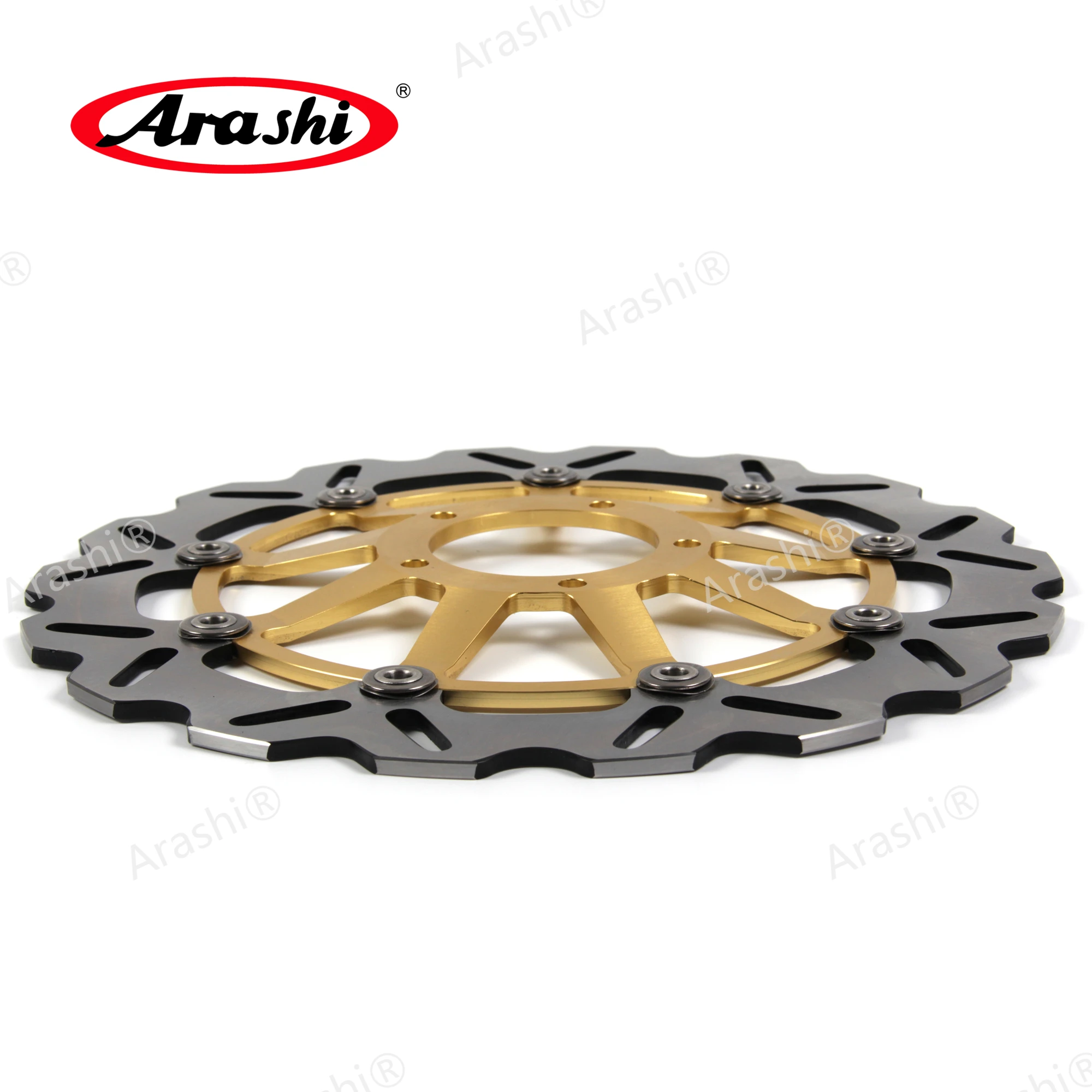 Arashi 1 пара для DUCATI 848 EVO 2011 2013 CNC плавающие передние тормозные диски 850 2012 2013|front brake