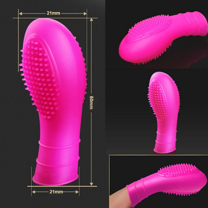 Мягкий силиконовый массажер для пальцев точки G клитора вагинального