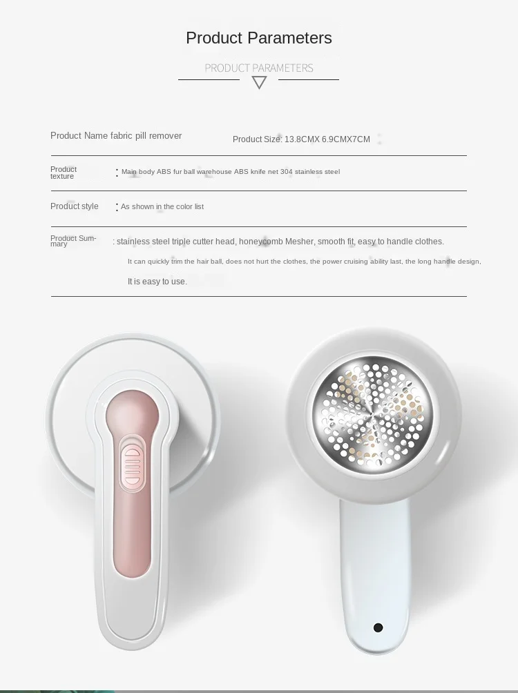 

Rose Gold Lint Remover Clothes fuzz pellet trimmer machine portable Charge Fabric Shaver Removes for clothes Spools removal