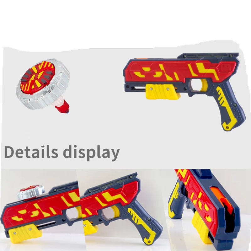 Гироскопический мини игрушечный пистолет детские игрушки вращающийся верх