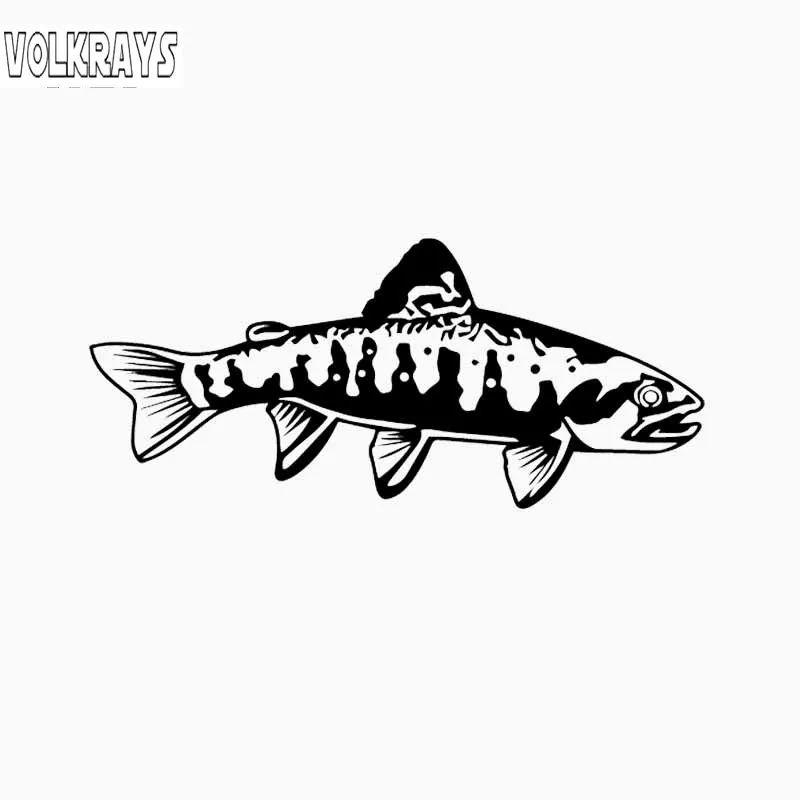 Volkrays индивидуальная Автомобильная наклейка рыбалка нахлыстом графические