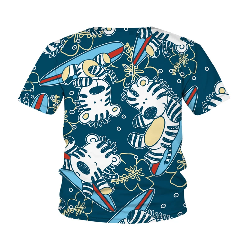 

Children's T-Shirts 2021 Summer New Cute 3D snail print O-Neck T Shirt Short Sleeve Boys Girls Spring Fashion Short Sleeve Tops