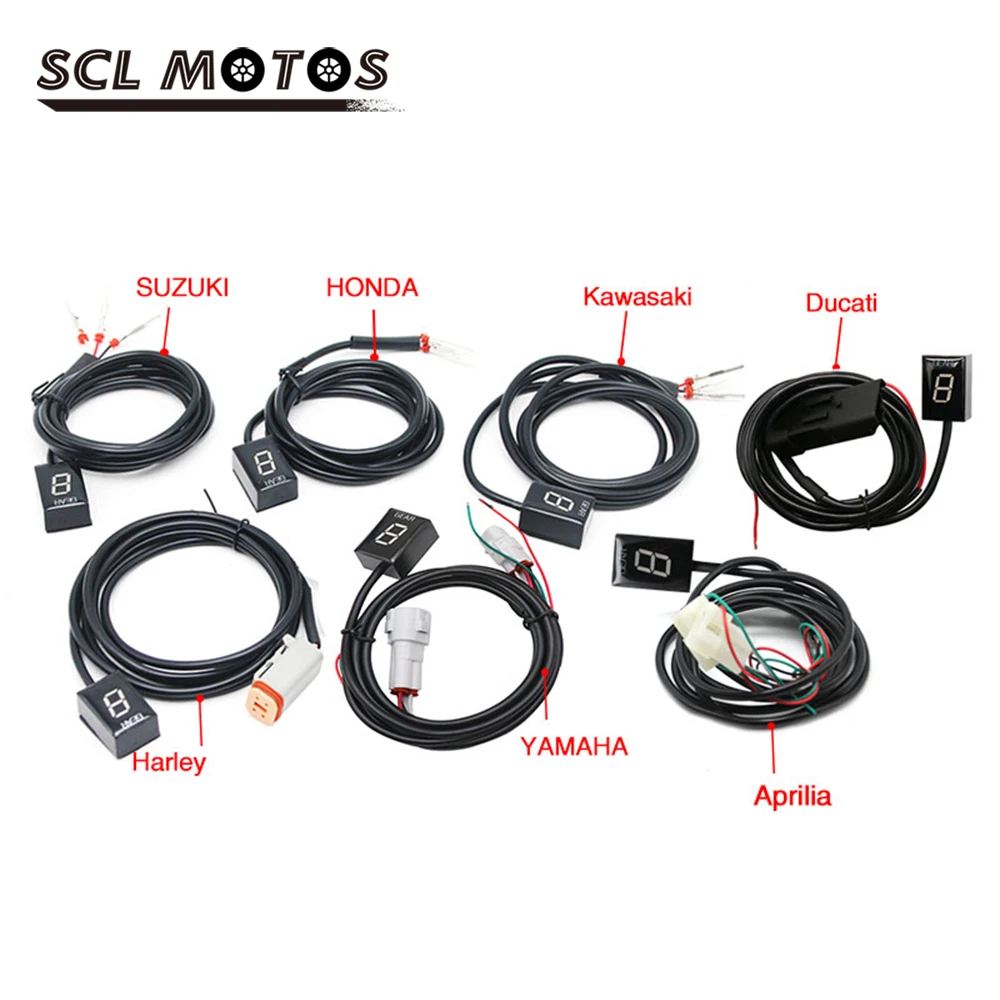SCL MOTOS 1 6 Шестерня для мотоцикла EFI индикатор скорости передач Ecu вилка цифровой
