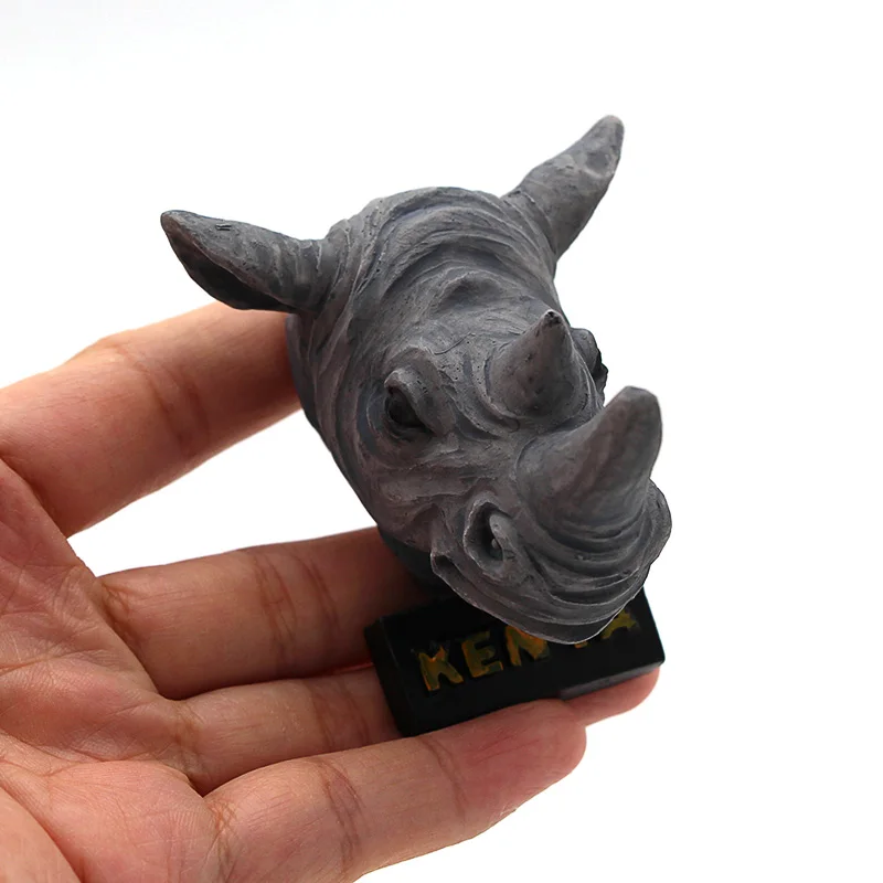 3d-модель в виде животного магнитные наклейки на холодильник Лев орангутан Кения