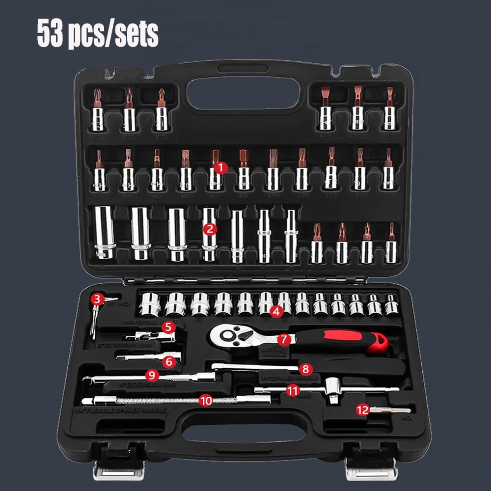 Мотоцикл набор инструментов для ремонта автомобиля ключи дюймовый стандарт