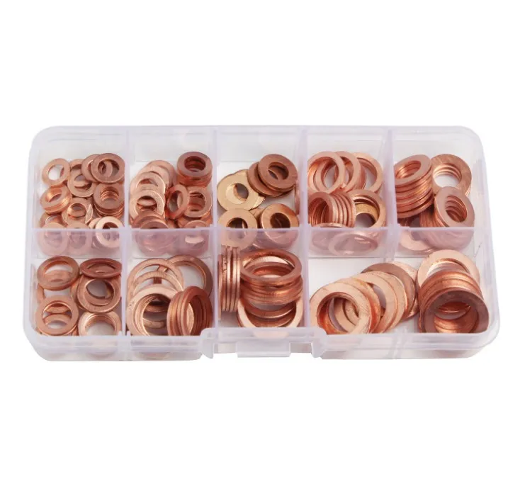 Набор Шайб с пробкой для отстойника 200 шт. подходит всех типов двигателей будь то