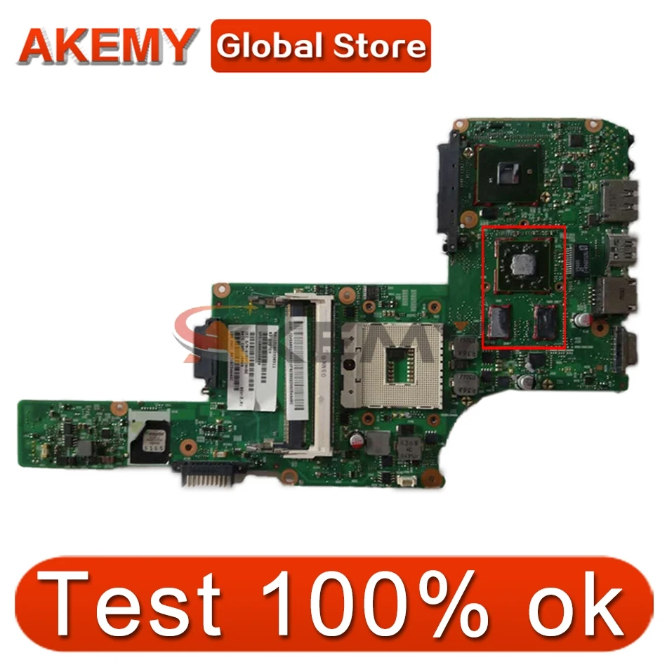 

Материнская плата AKEMY V000245020 для ноутбука TOSHIBA Satellite L630, материнская плата для ноутбука 6050A2338501-MA-A01 216-0728018 DDR3