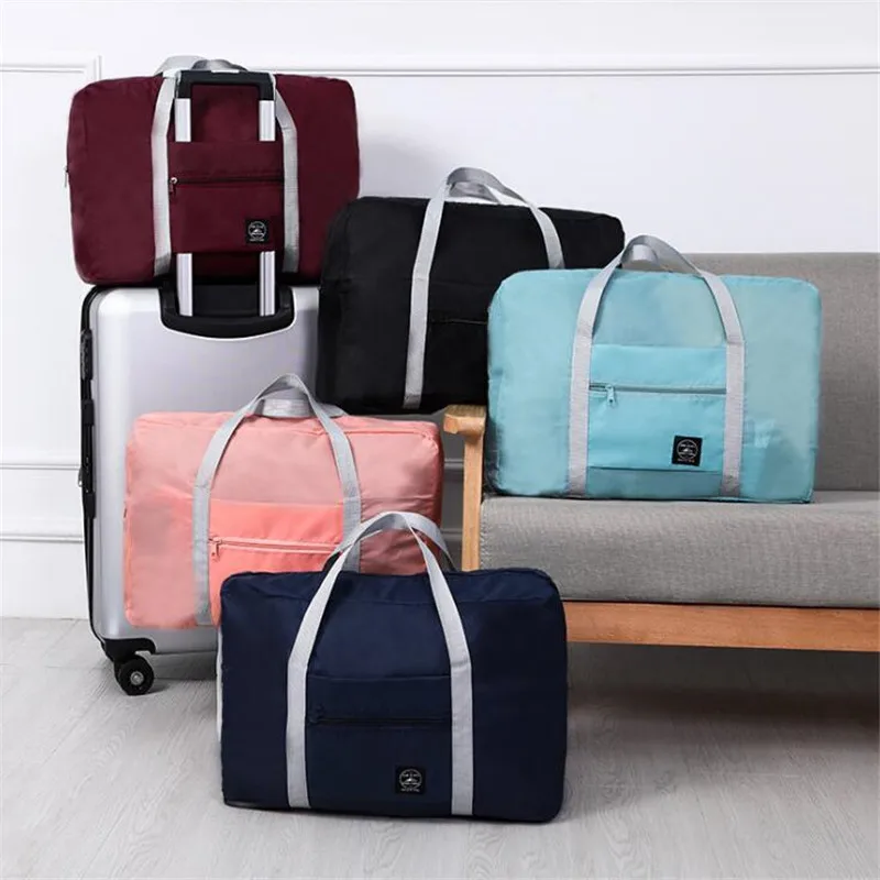 New Travel Bag Nylon Foldable Luggage Unisex Large Capacity Women WaterProof Handbags Men Bags Free Shipping | Багаж и сумки