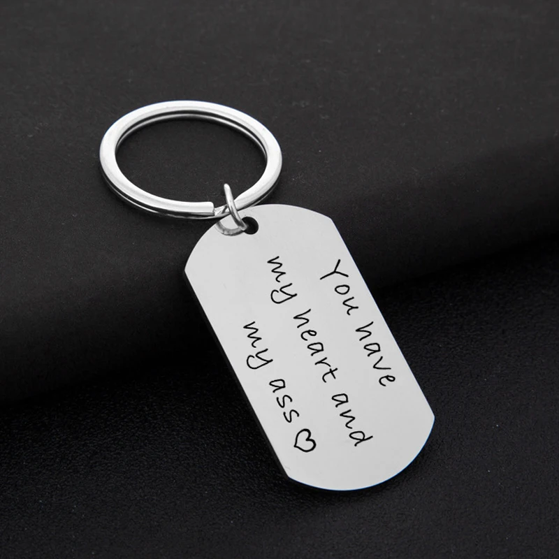 У вас есть мое сердце и брелок для ключей Для женщин мужчин ювелирные изделия