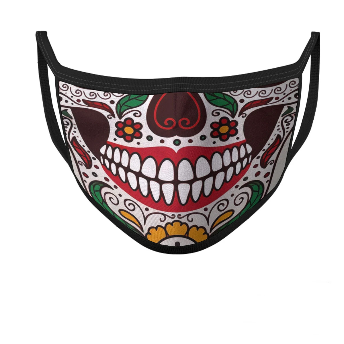 

Fashion Sugar Skull Printed Washable Reusable Fabric Face Mask