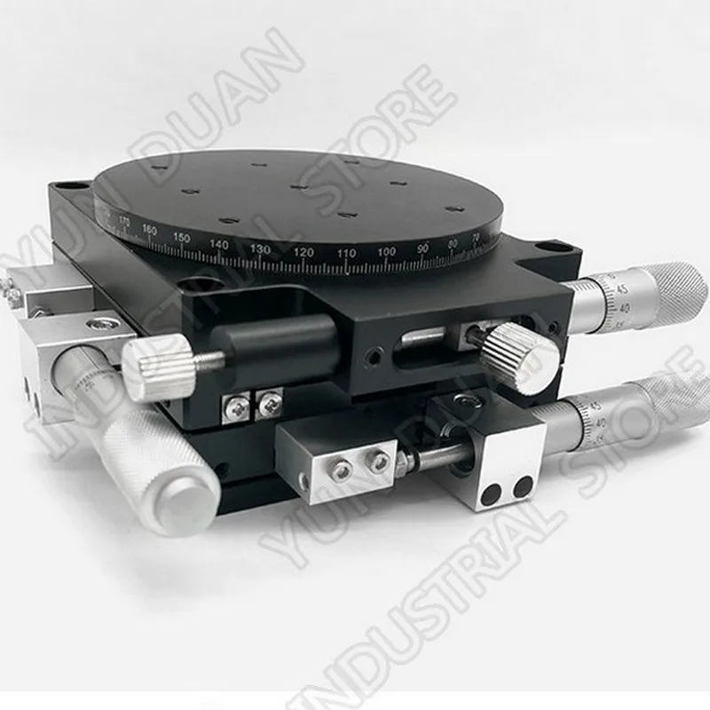 XYR 3 оси 90 мм 5 &quotРучная обрезка платформы параллельное движение и угол 360 градусов