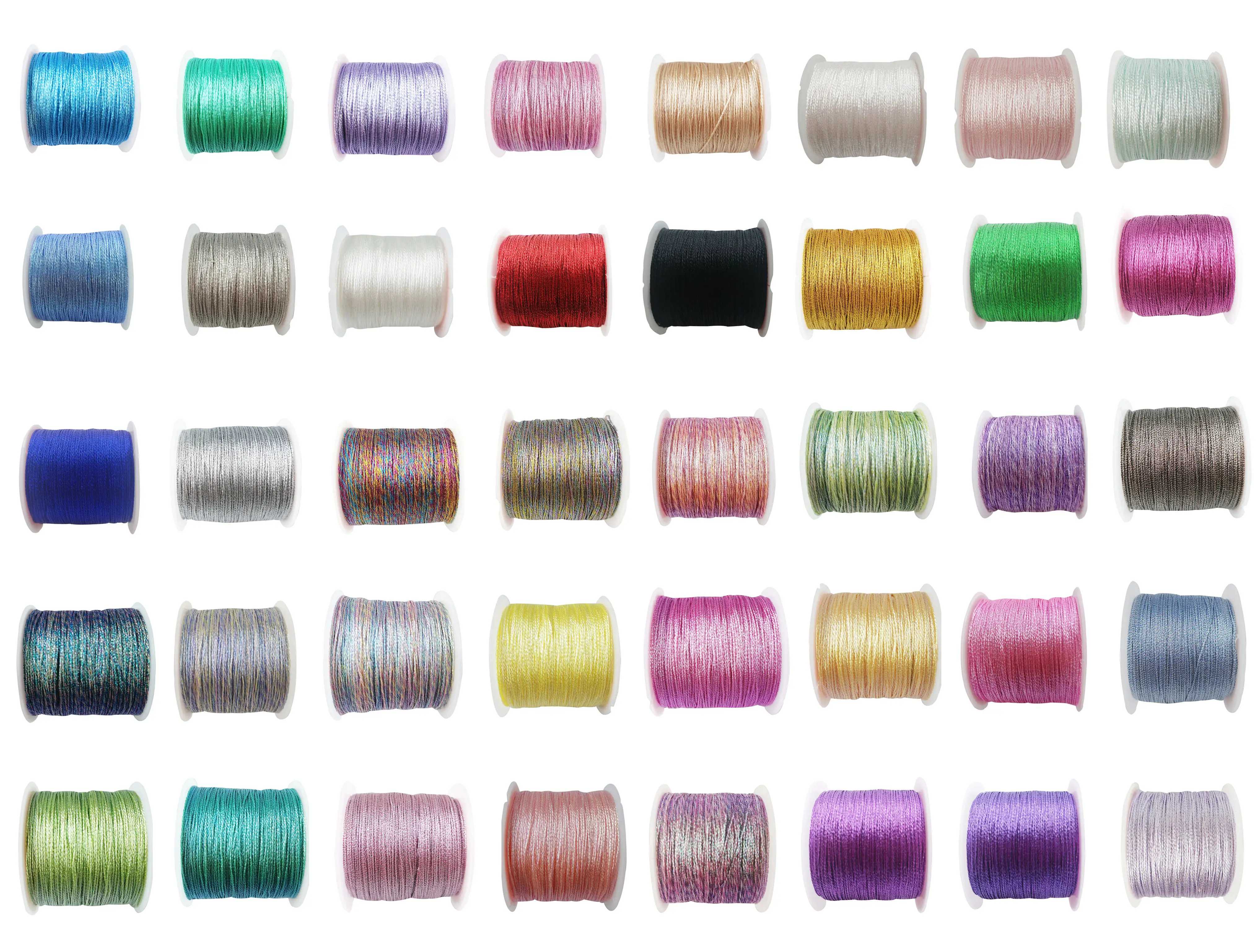 

Moon Waves Metallic Thread 0.8MM 40 Colors For Jewelry Making,Bracelet,DIY Handmade Crafts