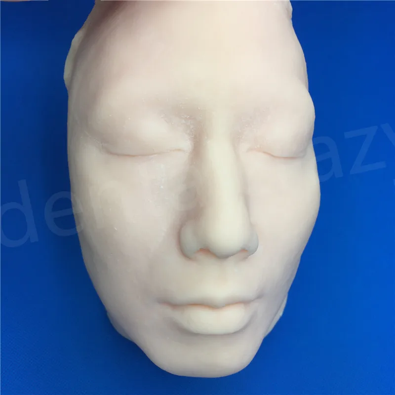 Silicone Head Injection Skin Suture Plastic Surgery Teaching Model With Skeleton For Skin Suture PlasticSurgey