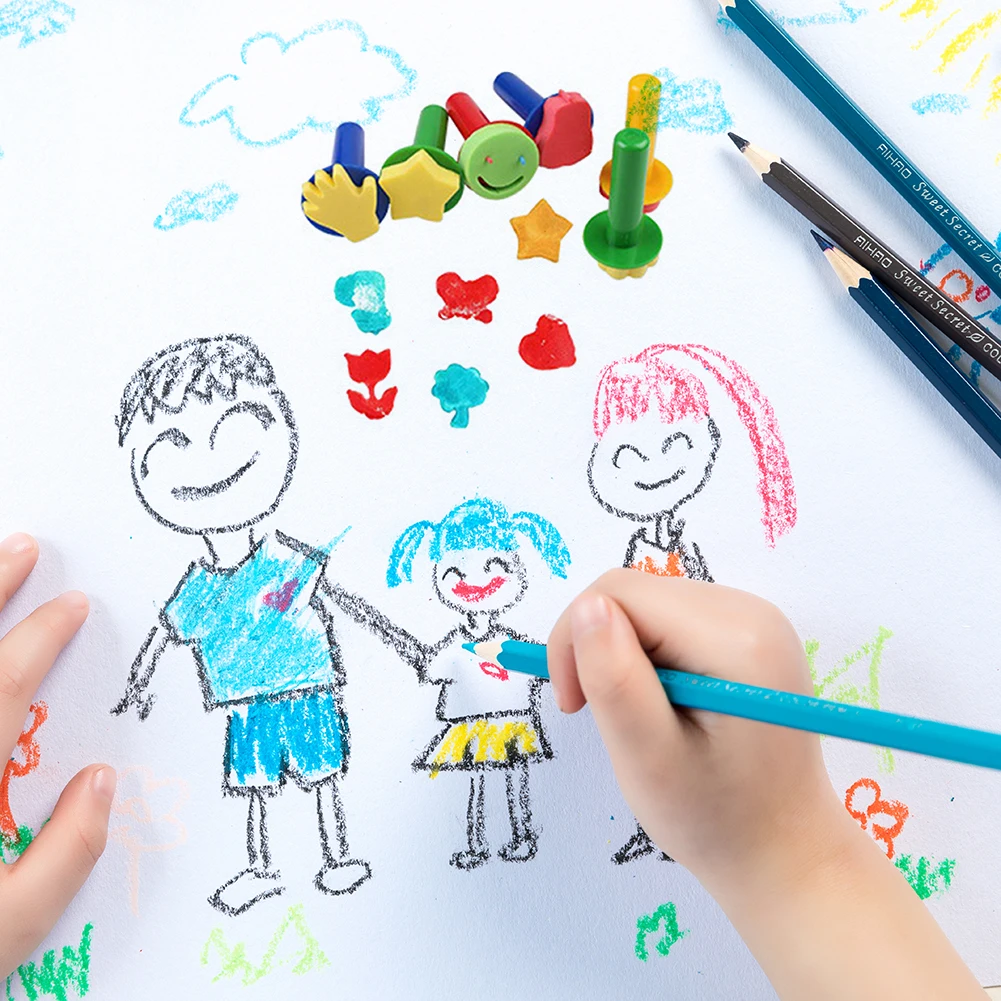 Многоразовый безопасный губчатый валик для рисования сделай сам 30 шт. набор