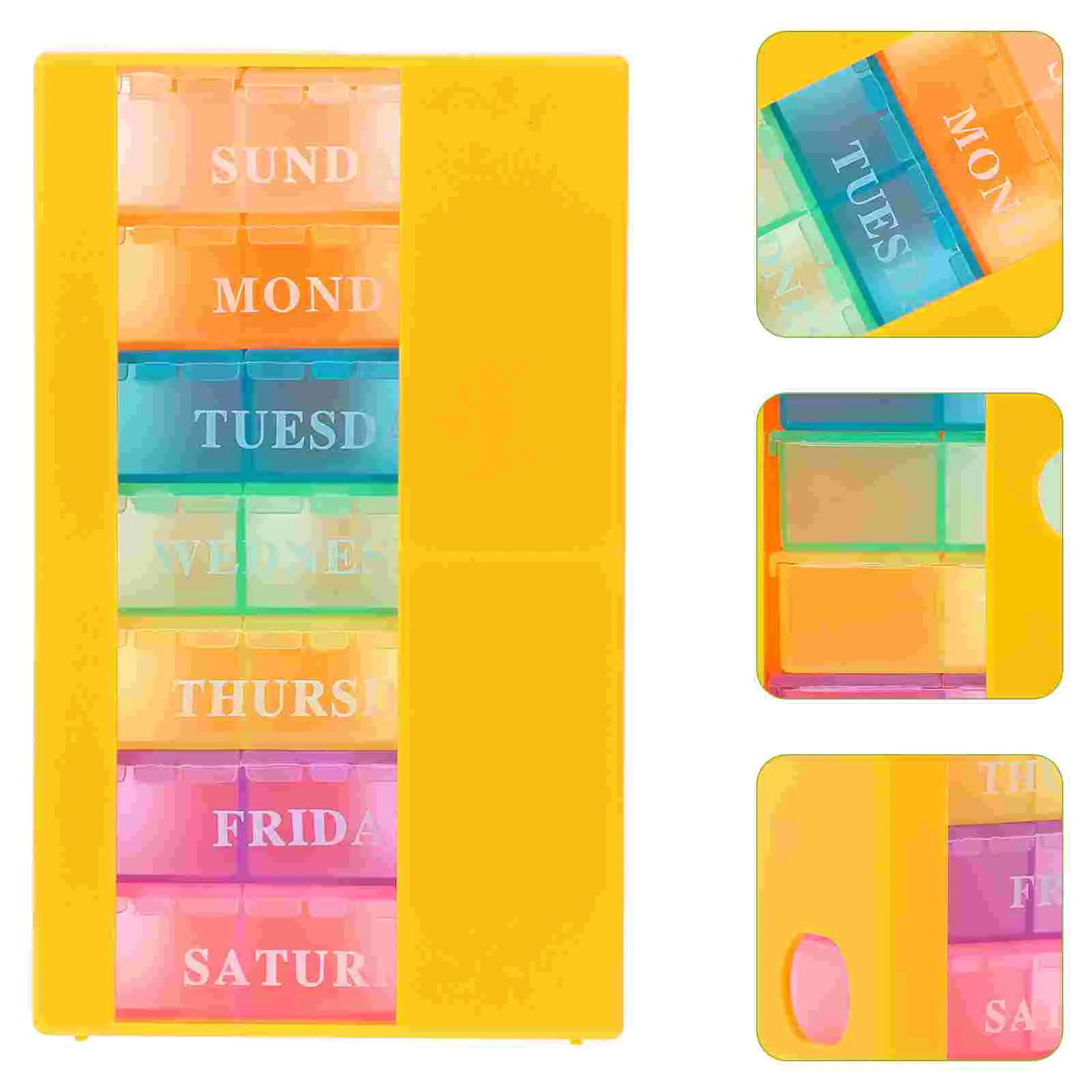 

1Pc Weekly Organizer 7 Day Case Daily Medicine Organizer Holder