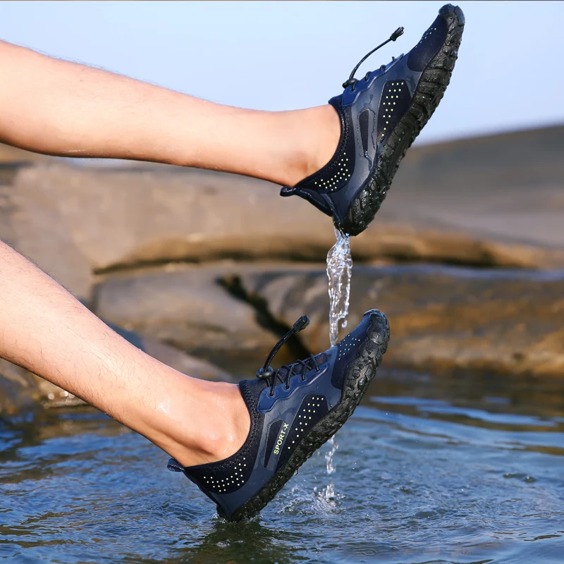 

Men Aqua Shoes Barefoot Swimming Shoes Women Upstream Shoes Breathable Hiking Sport Shoes Quick Drying River Sea Water Sneakers