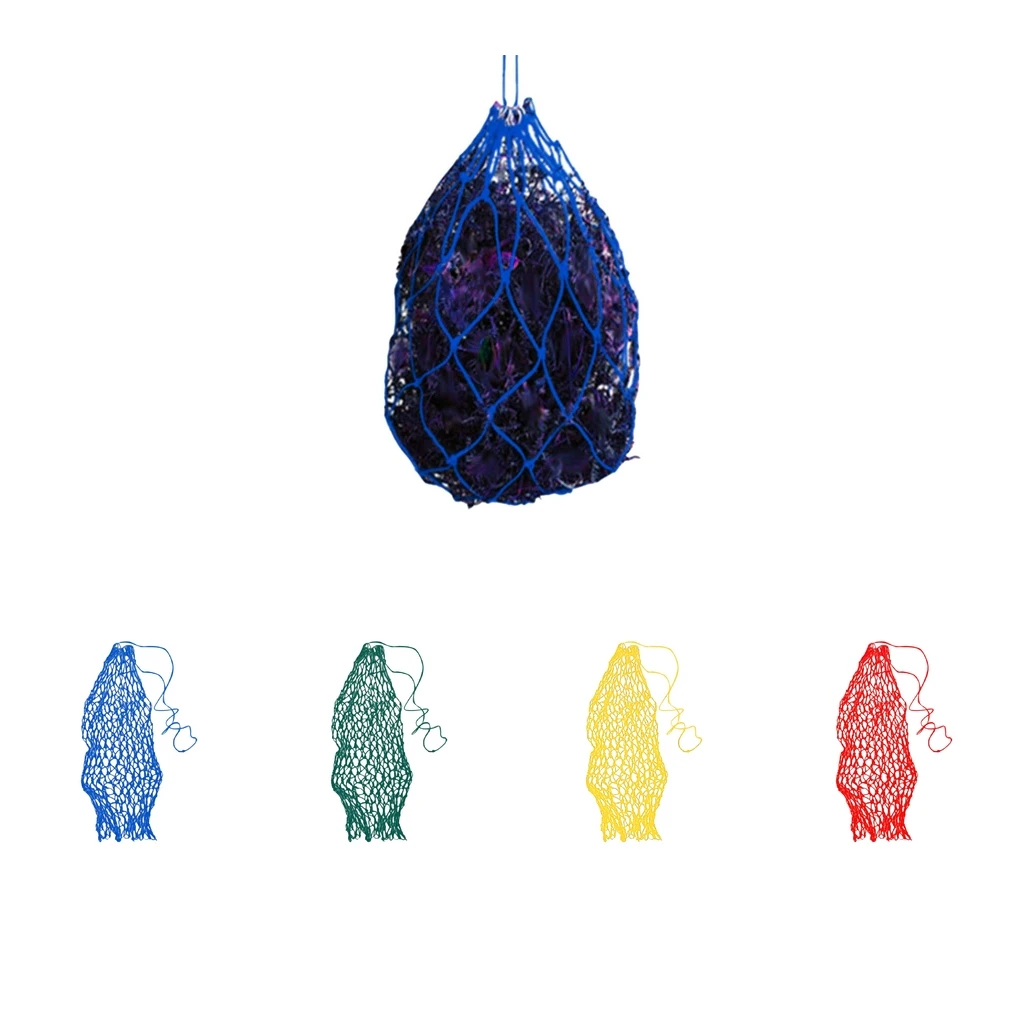 Лошадь медленная подача сетка для сена сумка плетеная нейлоновая лошадь хайлаг