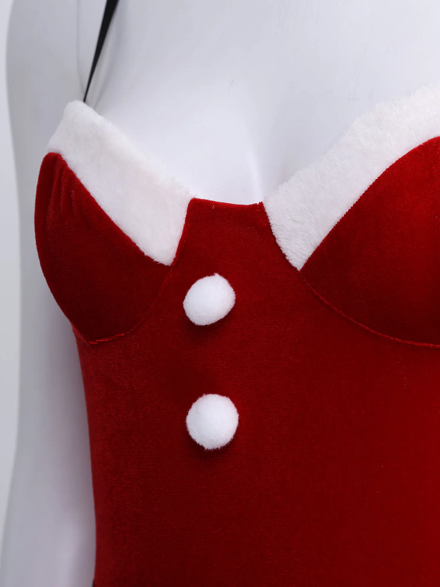 

Women Christmas Lingerie Bodysuit Sissy/Sexy Lingerie Lace Babydoll Thong Nightwear Sexy Underwear with Apron Hat for Holiday