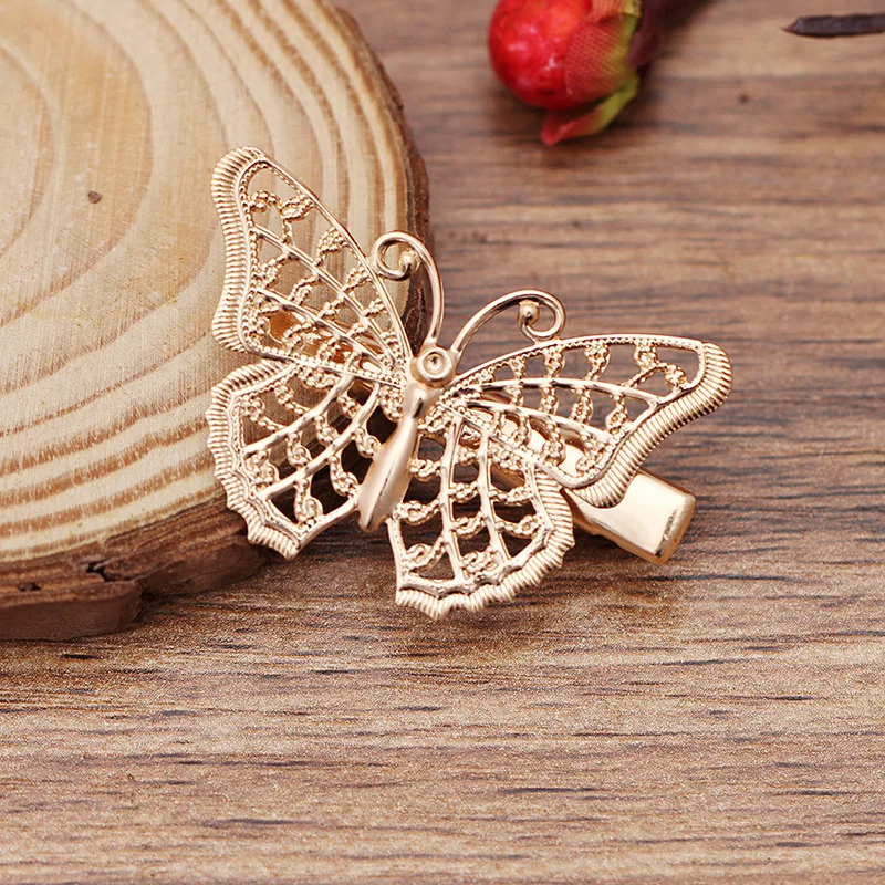 10 шт. 29*41 мм бабочка Бобби шпильки металлический зажим крокодил Утконос для