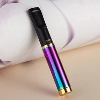 recycle cleanable thunder metal cigarette holders filter reduce tar smoking reusable mouthpiece cigarette cleaning holders box