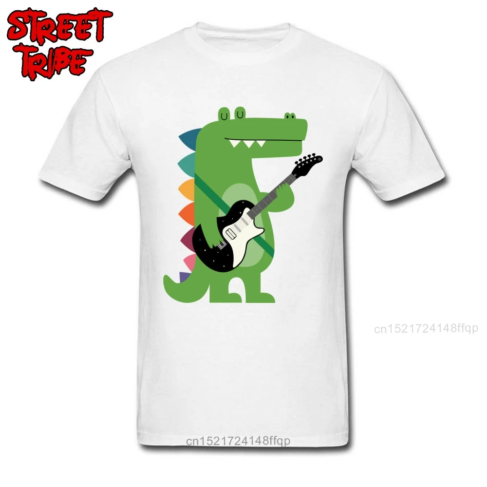 Футболка с принтом крокодила рок забавная футболка для парней 2018 мужская одежда